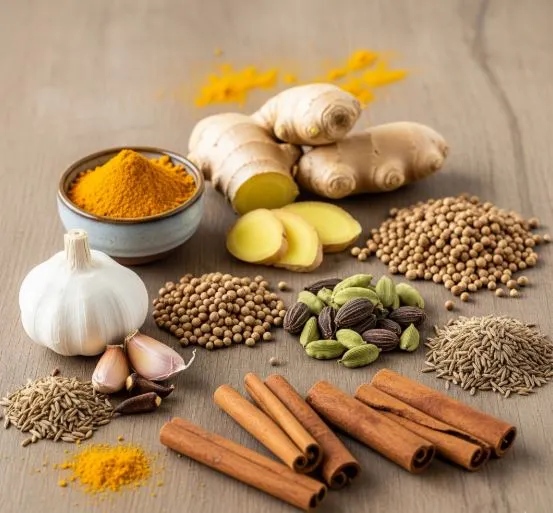 7 organic spices