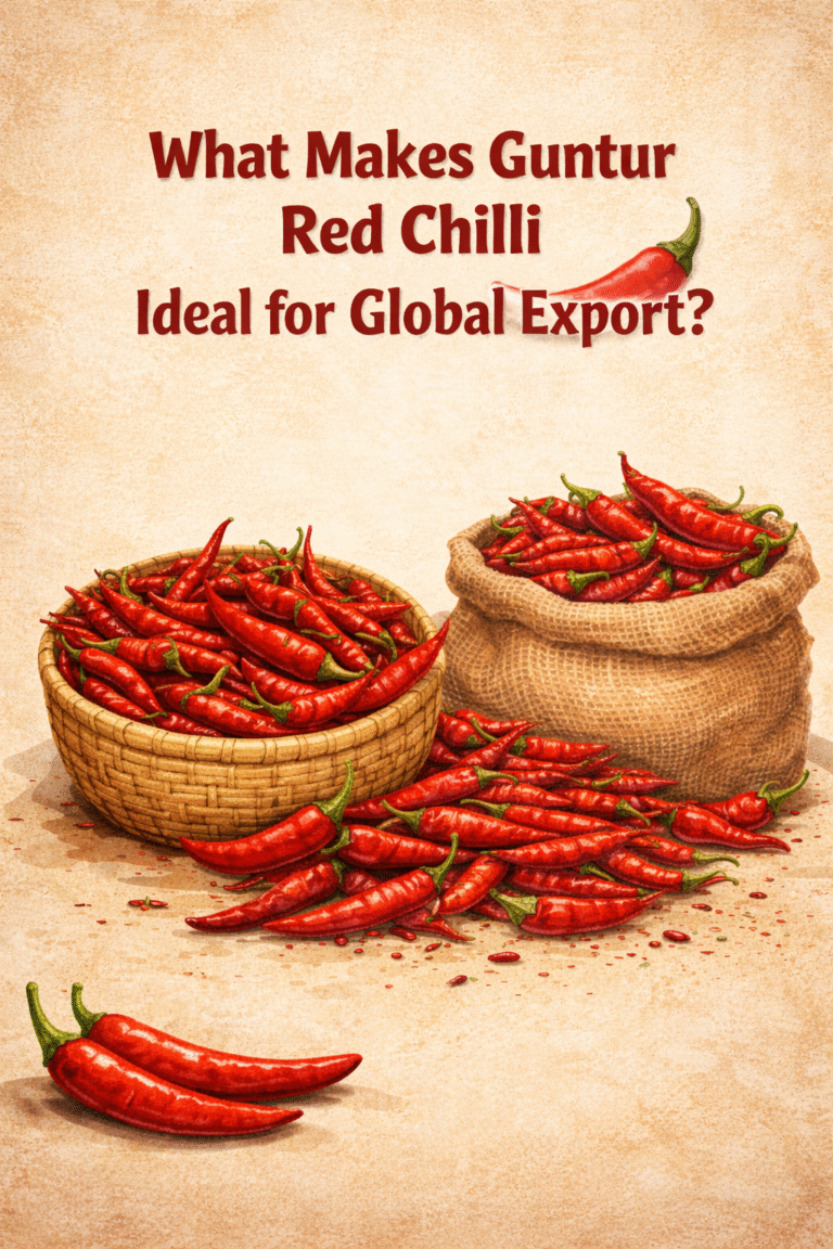 Guntur Red Chilli global Export
