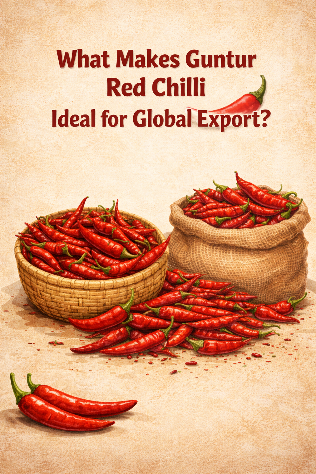 What Makes Guntur Red Chilli Ideal for Global Export?
