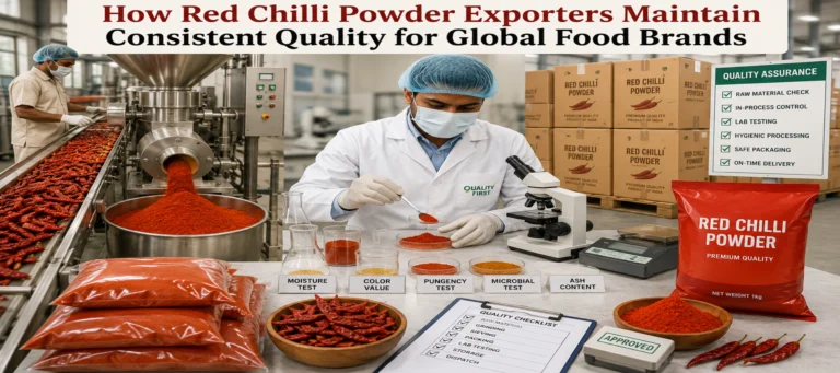 red chilli quality control
