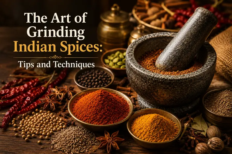 grinding indian spices