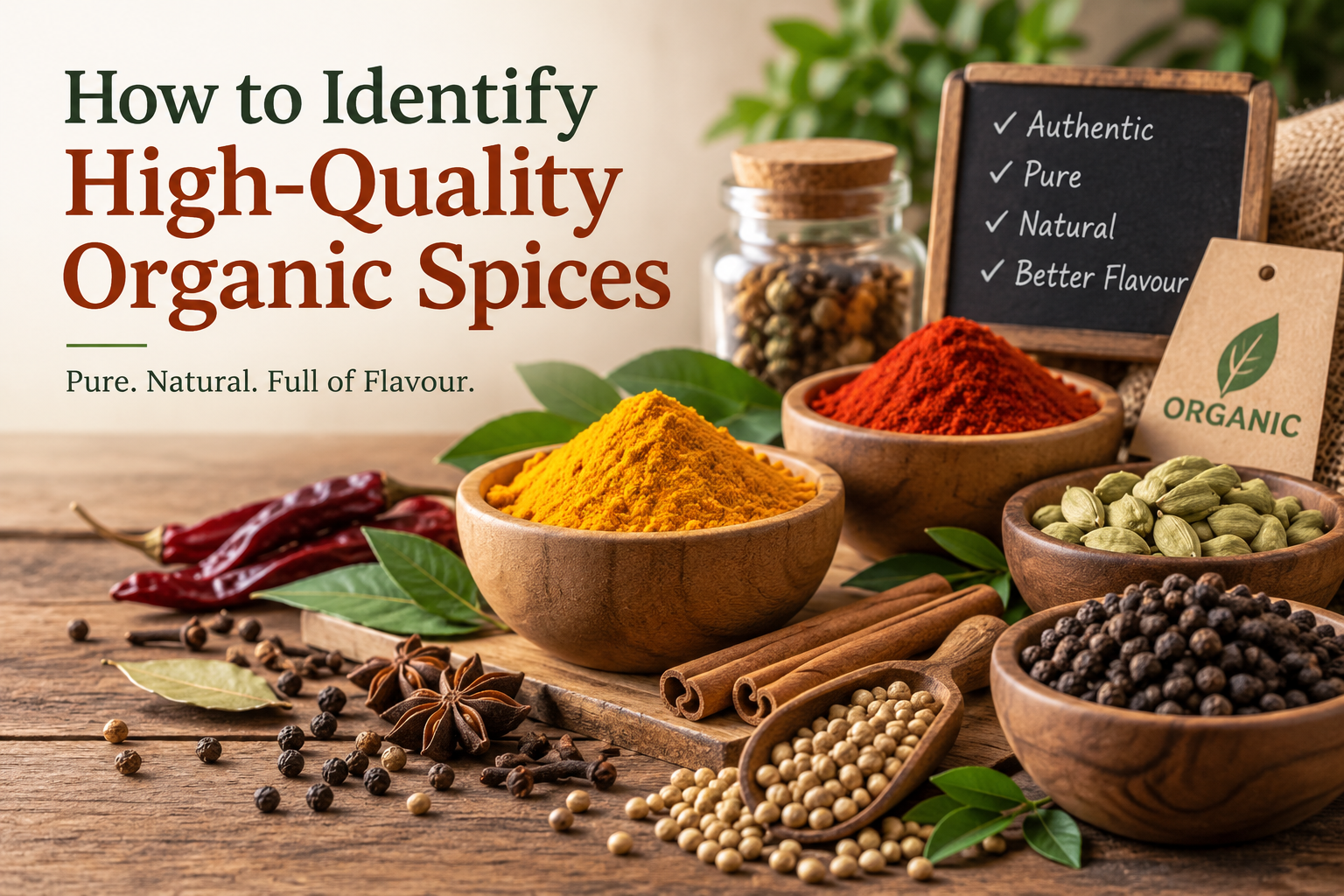 How to Identify High-Quality Organic Spices